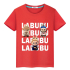 Labubu t-shirt jongen/meisje - rood